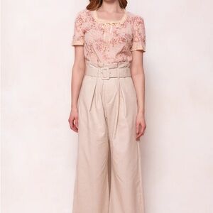 Ivy City Tani Pink Floral Top